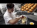 Our pastry chefs gives us a master class on profiteroles and eclairs