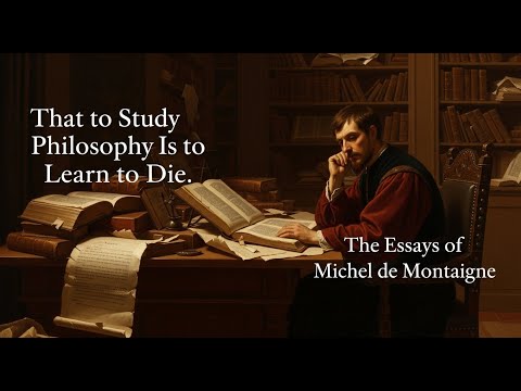 Video thumbnail for Essays of Michel de Montaigne (Chap. 1.19)