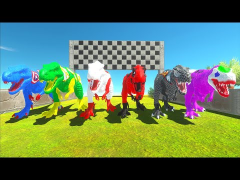 Trex Vs Brachiosaurus Jurassic World Evolution Dinosaur Hunting Race Championship Marvel