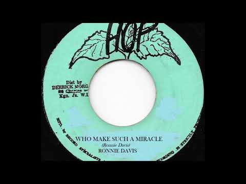 RONNIE DAVIS & KING TUBBY ♦ Who Make Such A Miracle/Version {HOP 7" c.1975}