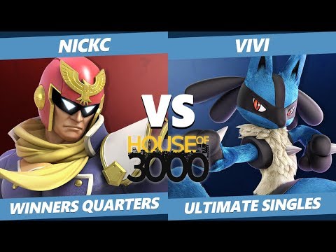 Smash Ultimate Tournament - NickC (Captain Falcon) Vs. Vivi (Lucario) SSBU Xeno 154 Winners Quarters