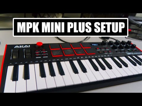 AKAI MPK MINI PLUS Complete Setup - Registration, Software Download, and Installation Walk Through