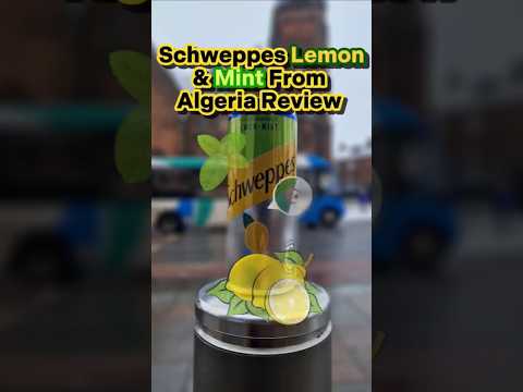 Schweppes Lemon & Mint flavour From Algeria Review 🇩🇿🍋 #Algerian #review #schweppes