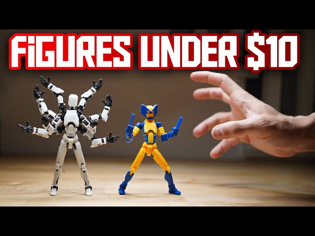 Vídeo relacionado con T13 Action Figure Man (ensamblaje completado),3D Impreso con múltiples uniones Lucky 13, Figura de Acción Titan 13, para Decoración de Escritorio, Colección, Diseño Creativo(Negro-Rojo)