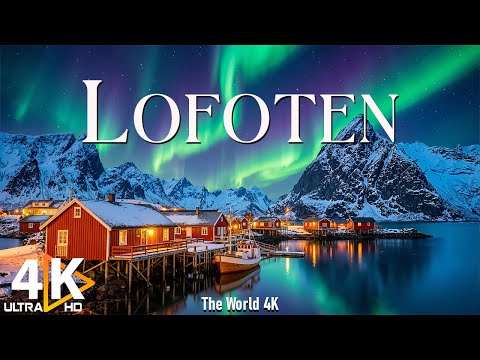 Winter in Lofoten 4K | Snowy Fjords, Arctic Shores & Majestic Nordic Landscapes