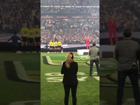 30/09/18 - Samantha Jade - National Anthem - NRL Grand Final 2018