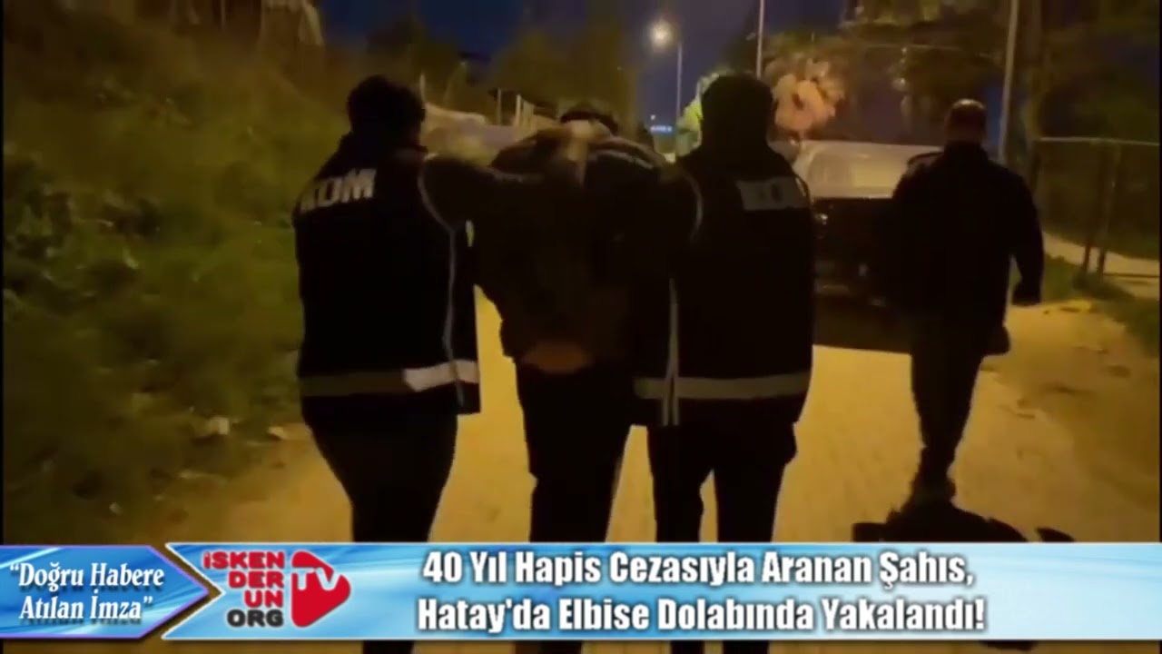 40 Yıl Hapis Cezasıyla Aranan Şahıs Elbise Dolabında Yakalandı