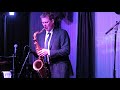 FAST BEBOP~Eric Alexander (sax) w Peppe Merolla driving the train w drum solo @ San Jose Jazz 2018
