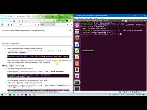 Password Cracking - 5.1.2.4 Lab (Cisco Cybersecurity Essentials)