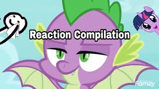 MLP:FIM S8 E11 - Spike Get Wings - Reaction Compilation