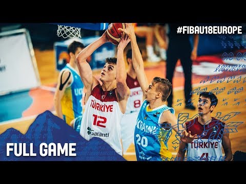 Turkey v Ukraine - Full Game - Round of 16 - FIBA U18 European Championship 2017