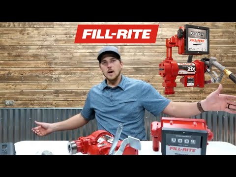 Fill-Rite FR4211H 12 Volt DC High Flow Pump with Hose, Manual Nozzle and Meter