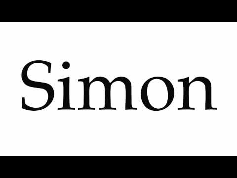 How to Pronounce Simon