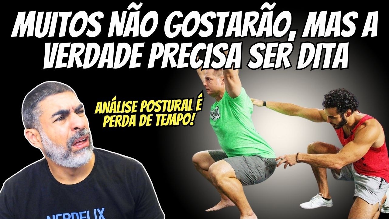 Cientista detona análise postural e os exercícios corretivos