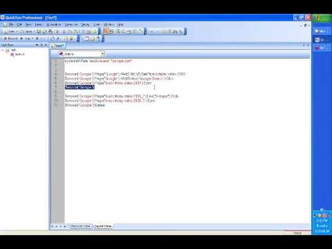 QTP eLearn Dynamic Text QTP Testing Tutorial QTP Training Frameworks ...