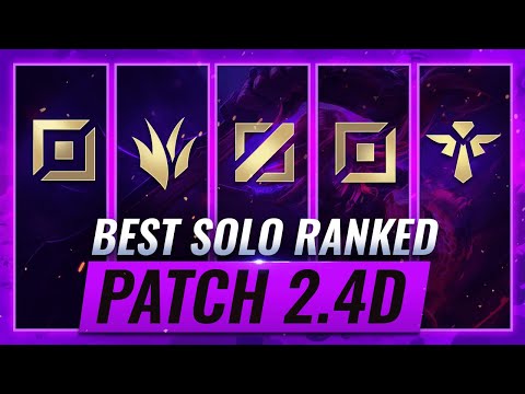 BEST Solo RANKED Champs & Tips for ALL ROLES - Patch 2.4D Wild Rift (LoL Mobile)