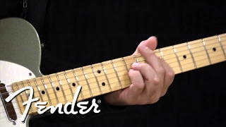Fender American Standard Telecaster - MN BK Video