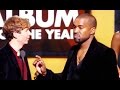 Kanye West Interrupts Beck At The Grammys 2015.