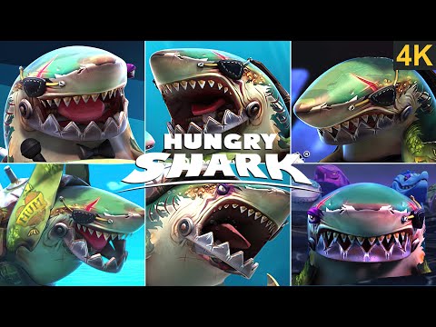 VETERAN GREAT WHITE ALL TRAILER & MOVIE THROUGH THE YEARS!!! (2010 - 2022) HUNGRY SHARK WORLD 4K