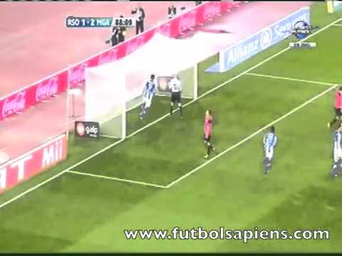 Gol de chilena de Carlos Vela Real Sociedad Vs Malaga