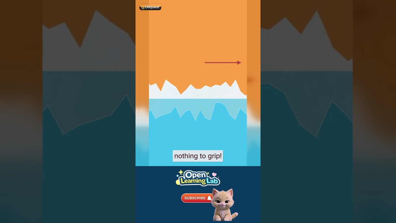 Why Is Ice So Slippery? — What it really is 🚀 #Shorts