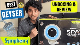 Symphony Spa Geyser Review & Unboxing | Best Geyser in India 2024 💧Top Water Heater Choice!