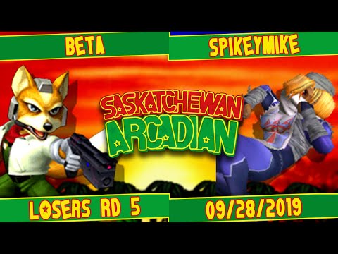 Beta (Fox) vs. SpikeyMike (Sheik) - Losers Rd 5 - SK Arcadian