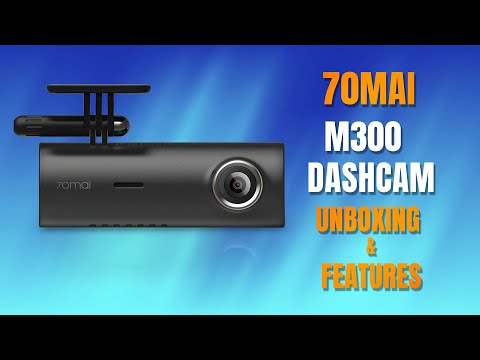 70mai M300 DashCam, 1.5K 1296P Full HD+, 3D-DNR, WDR, G-Sensor, Wi-Fi
