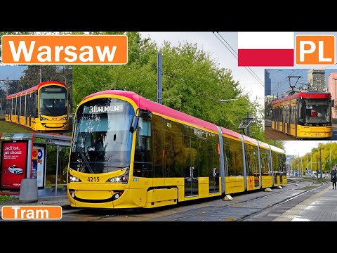 🇵🇱 WARSAW TRAMS 2022 | Tramwaje w Warszawie【4K】
