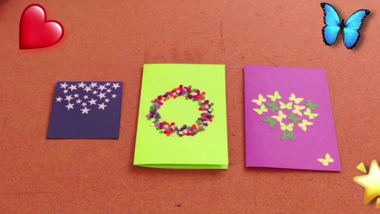 ¿ Cómo hacer tarjetas decoradas para regalar . Fácil y Sencillo. 123 Detalles