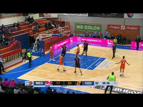 SLAM! Zoran Nikolić with the putback! (Mega Bemax - Cedevita, 5.1.2018)