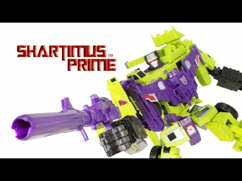 Transformers Combiner Wars Devastator 2015 Hasbro 18 Inch Retail Version G1 Toy Action Figure Review