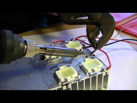 MongoTV_557 - Part 3 - Mongo RC - My 10 x 10 W LED 12 V 100 Watt LED Drone Spotlight Project