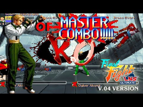 Final Fight LNS Ultumate v.04 hard Musou Complete Play King NO DEATH v.04 + bonus stage cyber akuma