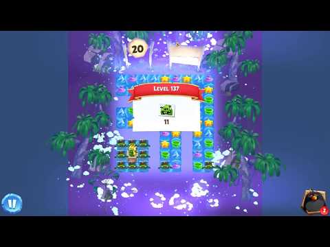 Angry Birds Match. Level 137. No Boosters. Android. Gameplay