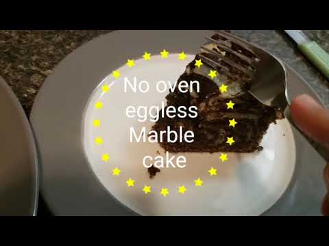 Delecious marble cake no oven eggless