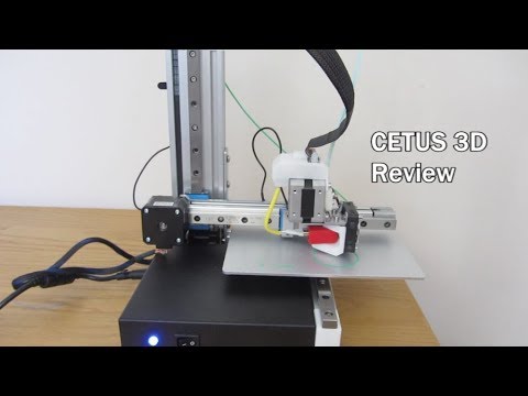 Cetus 3D Printer with Linear Rails   Full Review