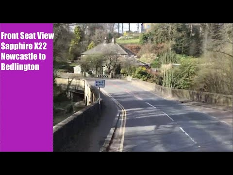 Front Seat View | Sapphire X22: Newcastle to Bedlington - 7547/YX17NNW (With NSA)