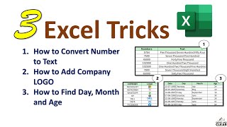 3 Excel Tricks | Learn Ms Excel | Daily Excel Tricks