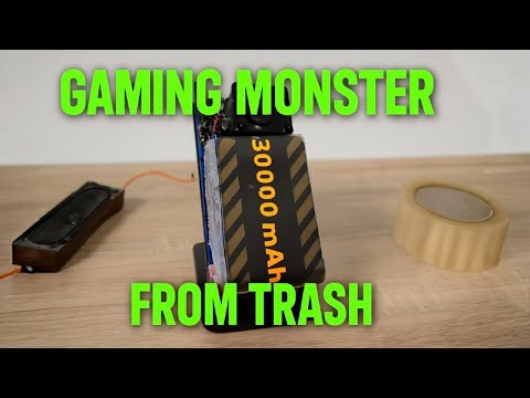 I Built a Gaming Phone from Scrap – It Actually Works!
