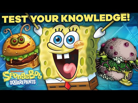 あなたのKrabbyパティの知識をテストしてください??スポンジボブは、スマートパンツの挑戦 (Test Your Krabby Patty Knowledge! ?? SpongeBob SmartyPants Challenge)