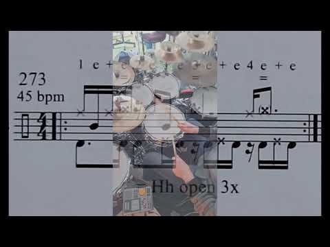 Jan Prins Hi-Hat Integration Nr 273, 4/4,  45 bpm