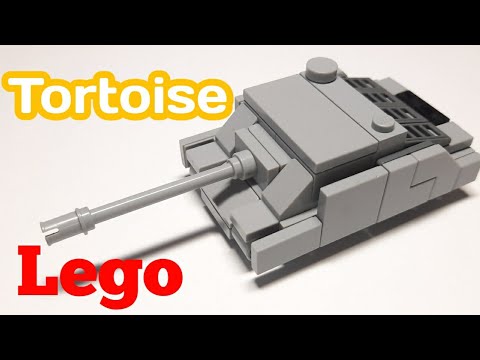Мини танк (ПТ САУ) Tortoise из ЛЕГО|||САМОДЕЛКА ИЗ ЛЕГО