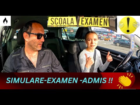 SIMULARE-EXAMEN - ADMIS ! FELICITARI ! SCOALA DE SOFERI AUTO