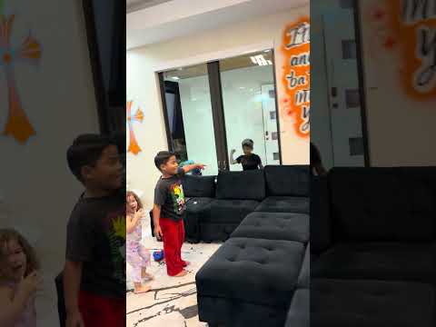 Daughter and son get scared when evil twin brother shows up #shorts