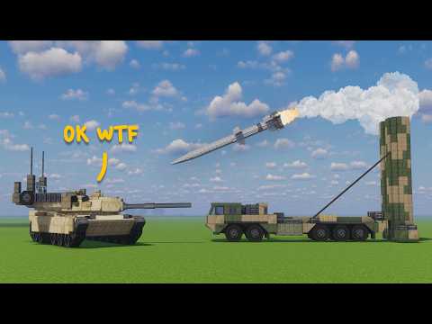 secretly using an ICBM launcher to fight tanks