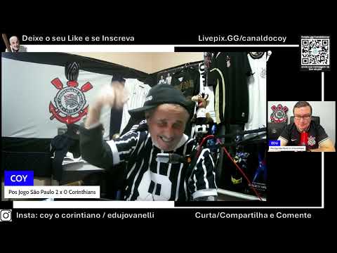Pos Jogo São Paulo 2 x 0 Corinthians, desculpem pelo vídeo, Coy passou mal!