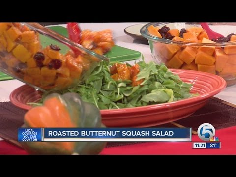 Roasted Butternut Squash Salad with Cider Vinaigrette