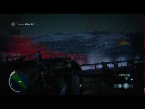 Assassin's Creed 3 -Privateer Mission 12- The Giant and the Storm 100% (Commentary)
