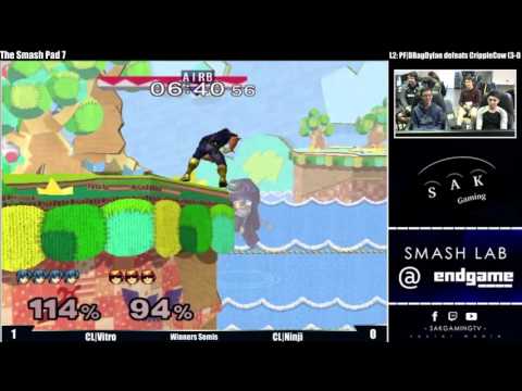 SP7 Winners Semis - CL|Vitro (Marth) vs CL|Ninji (Falco/Captain Falcon/Marth)